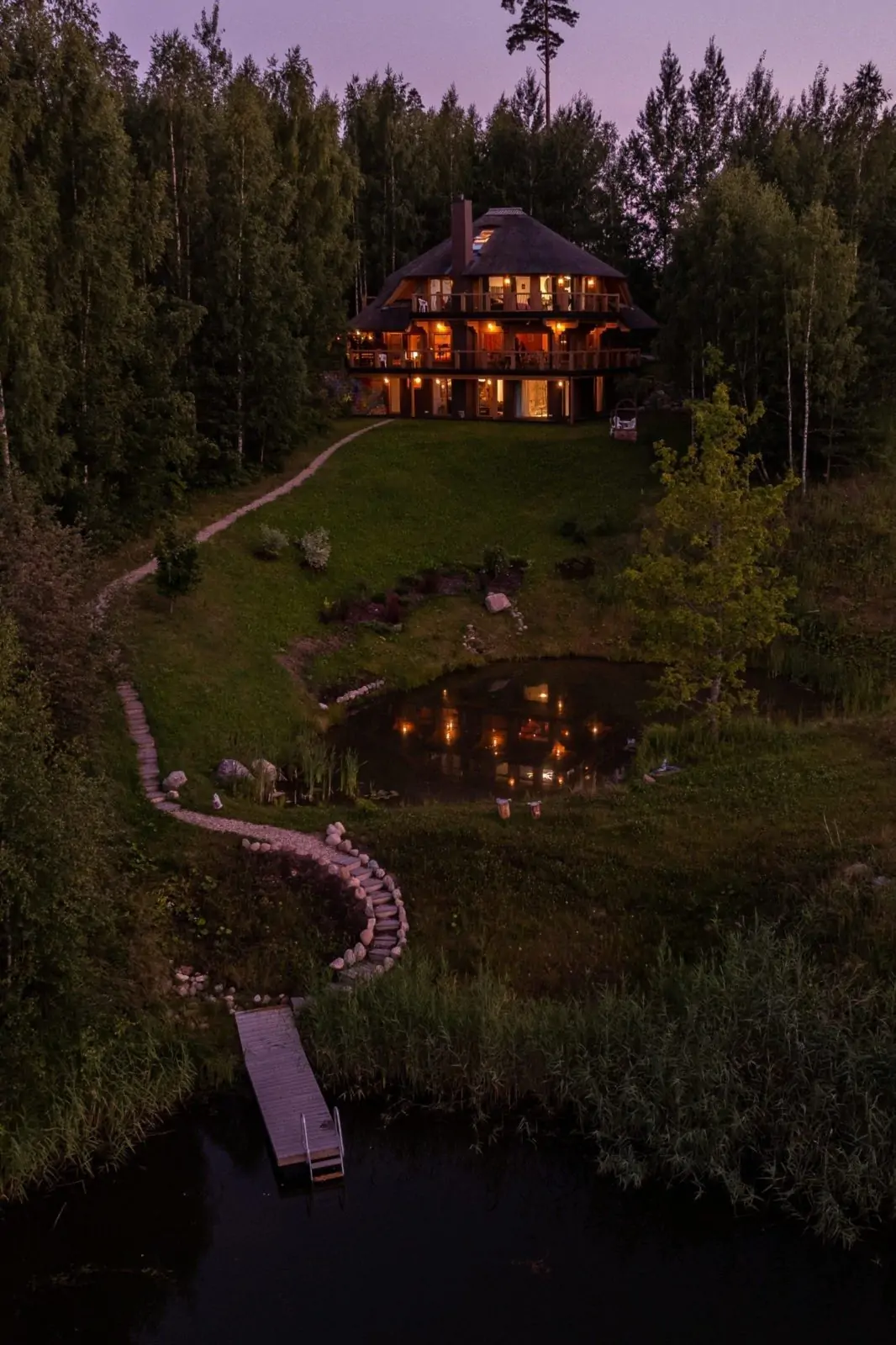 Narbuli lake Latvia